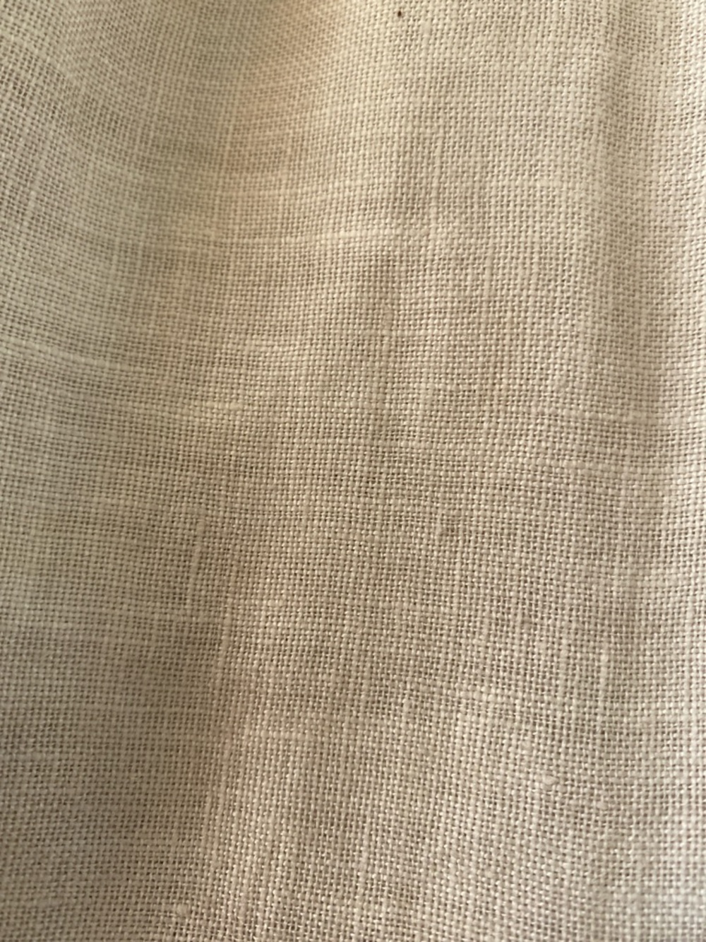 Tahari Cream Linen Sleeveless Peplum Top - Picture 5 of 7